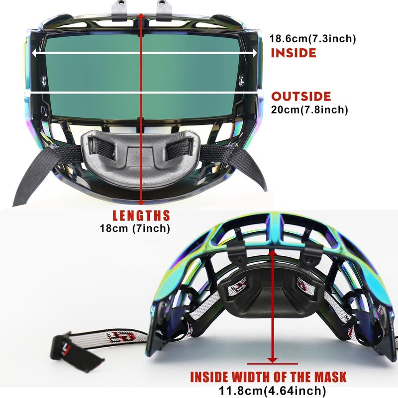 GY Hockey Full Shield Visor Junior Ice Hockey Helmet Full Face Protection Visor Youth Anti-Scratch/Anti-Fog - Image 4
